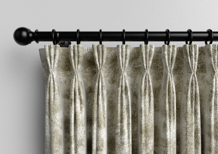 Cyrus Crushed Velvet, Cream - Made to Measure Curtains - Image 11